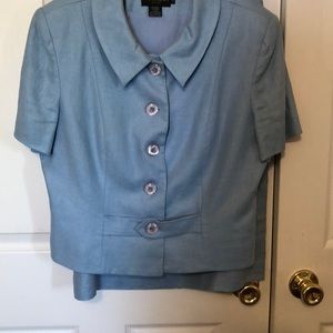 2 piece 100% linen dress size 14